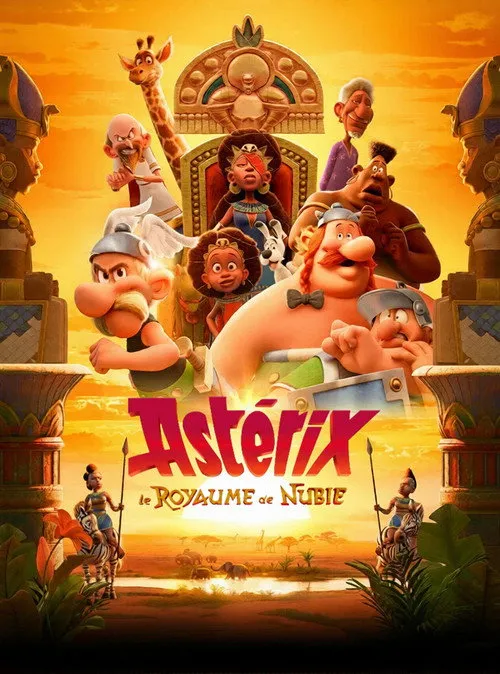 Affiche de Astérix : Le Royaume de Nubie
