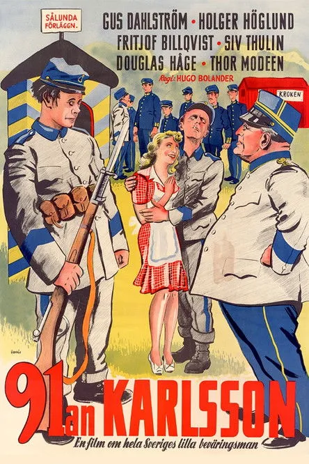 Affiche de 91:an Karlsson