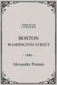 Boston, Washington street