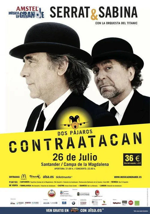 Affiche de Serrat & Sabina: dos pájaros contraatacan